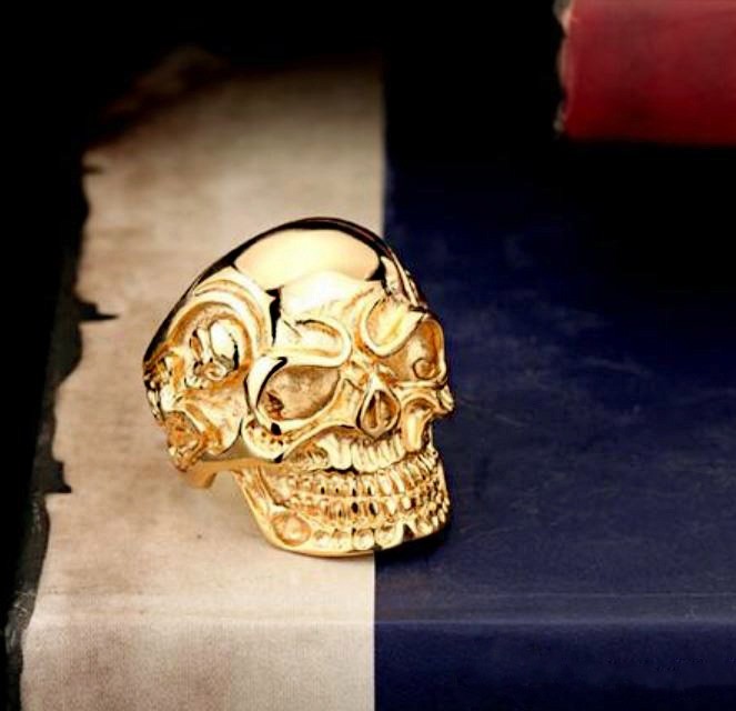 Skull Gold ring