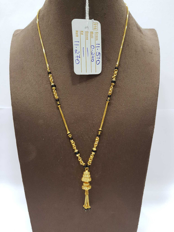 Chandukaka saraf clearance short mangalsutra design